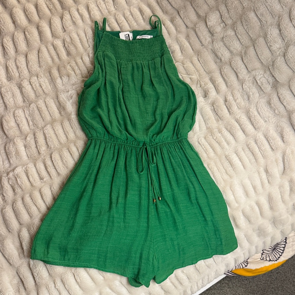 Staccato Green Romper